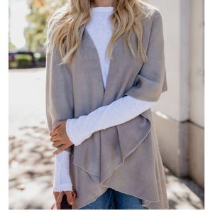 Vici Collection Solitaire Vest-Stone Grey